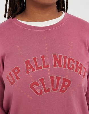 OFFLINE By Aerie Graphic Long Sleeve Crewneck T-Shirt