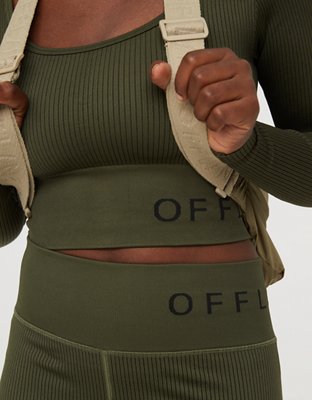 OFFLINE Sidewalk Seamless Ribbed Long Sleeve Cropped T-Shirt