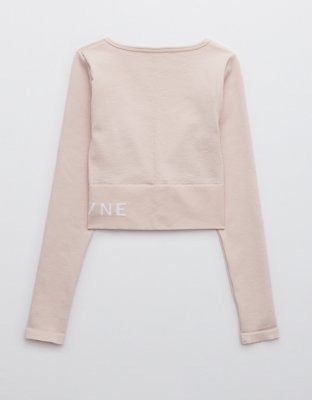 OFFLINE Sidewalk Seamless Ribbed Long Sleeve Cropped T-Shirt