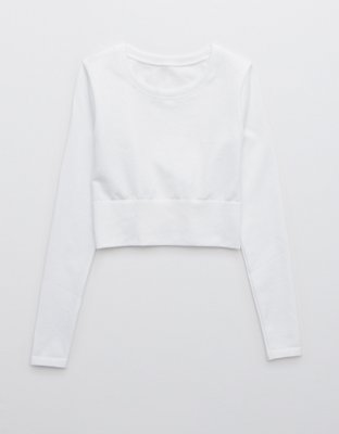 Everyday Seamless Long Sleeve Top in White