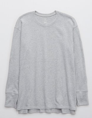 Женские футболки Aerie OFFLINE By Aerie Long Sleeve Crewneck T-Shirt — фото 3