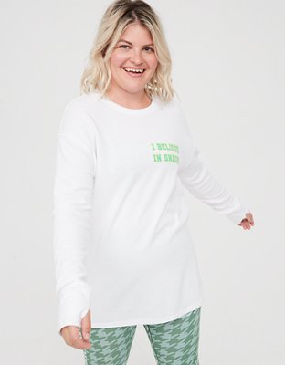 OFFLINE By Aerie Long Sleeve Crewneck T-Shirt