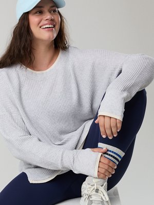 OFFLINE By Aerie Wow! Waffle Layered Long Sleeve T-Shirt