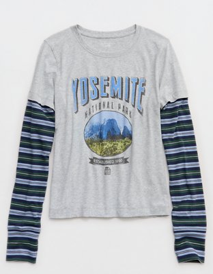 OFFLINE By Aerie Let's Stretch Two-fer T-Shirt