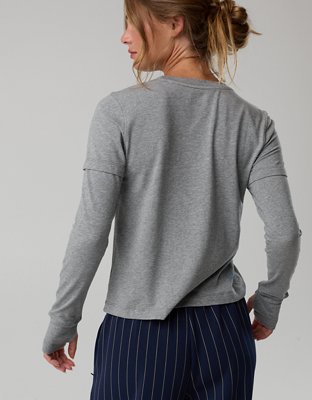 OFFLINE By Aerie Let's Stretch Two-fer T-Shirt