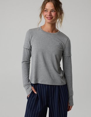 OFFLINE By Aerie Let's Stretch Two-fer T-Shirt