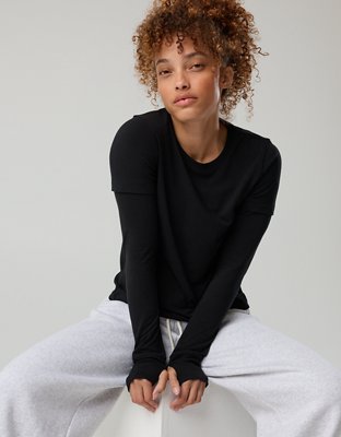 OFFLINE By Aerie Let's Stretch Two-fer T-Shirt