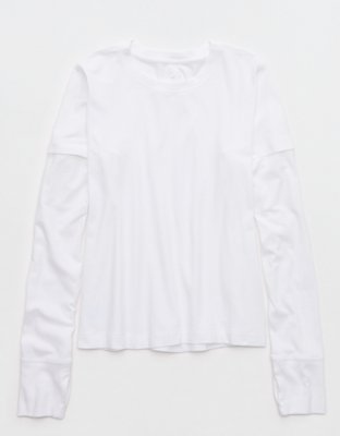 OFFLINE By Aerie Let's Stretch Two-fer T-Shirt