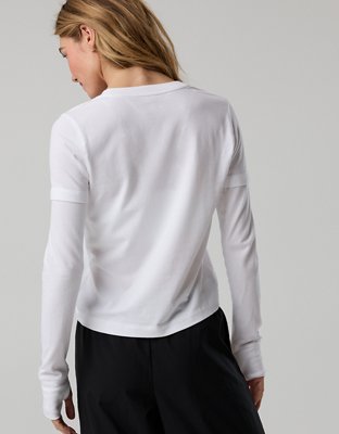 OFFLINE By Aerie Let's Stretch Two-fer T-Shirt