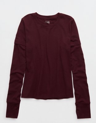 OFFLINE By Aerie Let's Stretch Two-fer T-Shirt