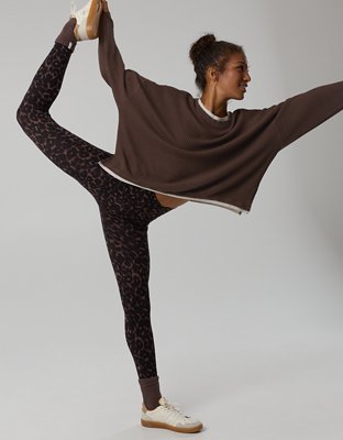 OFFLINE By Aerie Wow! Waffle Layered Long Sleeve T-Shirt