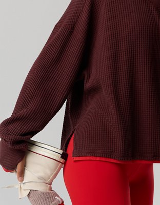 OFFLINE By Aerie Wow! Waffle Layered Long Sleeve T-Shirt