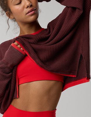 OFFLINE By Aerie Wow! Waffle Layered Long Sleeve T-Shirt