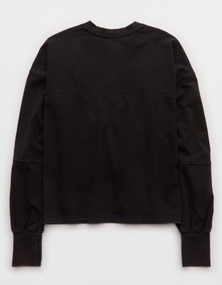 OFFLINE By Aerie OG Cotton Crewneck Long Sleeve T-Shirt