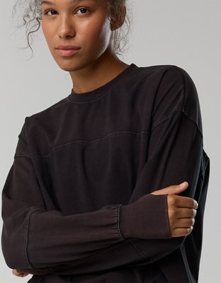 OFFLINE By Aerie OG Cotton Crewneck Long Sleeve T-Shirt