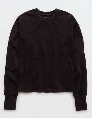 OFFLINE By Aerie OG Cotton Crewneck Long Sleeve T-Shirt