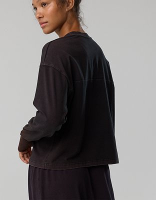 OFFLINE By Aerie OG Cotton Crewneck Long Sleeve T-Shirt