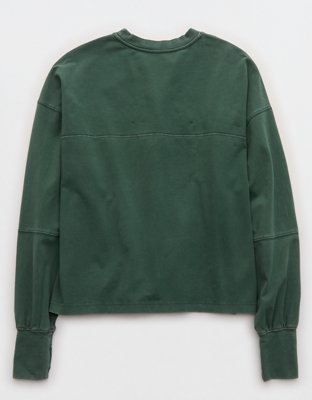 OFFLINE By Aerie OG Cotton Crewneck Long Sleeve T-Shirt