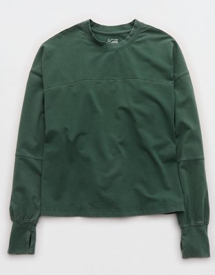 OFFLINE By Aerie OG Cotton Crewneck Long Sleeve T-Shirt