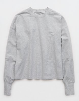 OFFLINE By Aerie OG Cotton Crewneck Long Sleeve T-Shirt