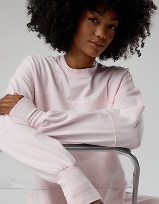 OFFLINE By Aerie OG Cotton Crewneck Long Sleeve T-Shirt