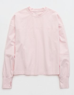 OFFLINE By Aerie OG Cotton Crewneck Long Sleeve T-Shirt