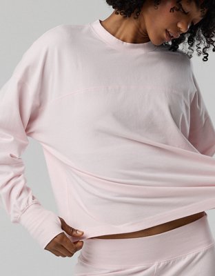 OFFLINE By Aerie OG Cotton Crewneck Long Sleeve T-Shirt