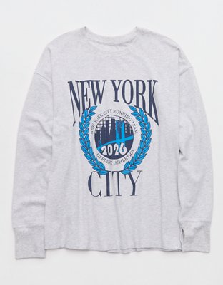OFFLINE By Aerie Let's Stretch Long Sleeve Boyfriend T-Shirt