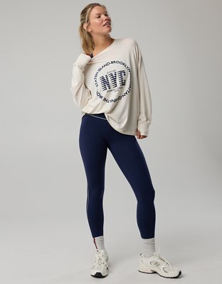 OFFLINE By Aerie Let's Stretch Long Sleeve Boyfriend T-Shirt