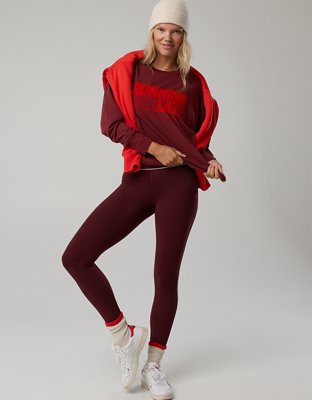 OFFLINE By Aerie Let's Stretch Long Sleeve Boyfriend T-Shirt