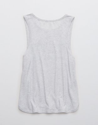 Женские топы Aerie OFFLINE Most Likely Late Graphic Classic Tank Top — фото 5