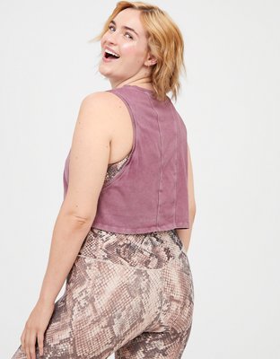 Женские топы Aerie OFFLINE Cropped Tank Top — фото 2