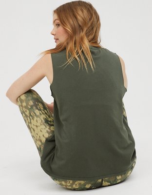 Женские топы Aerie OFFLINE Logo Muscle Tank Top — фото 3