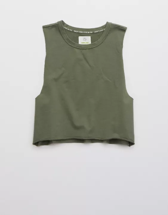 OFFLINE Terry Cropped Tank Top