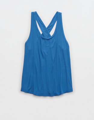 Женские топы Aerie OFFLINE By Aerie Thumbs Up Jersey Ribbed Tank Top — фото 4