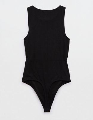 OFFLINE By Aerie Real Me Ribbed High Neck Bodysuit