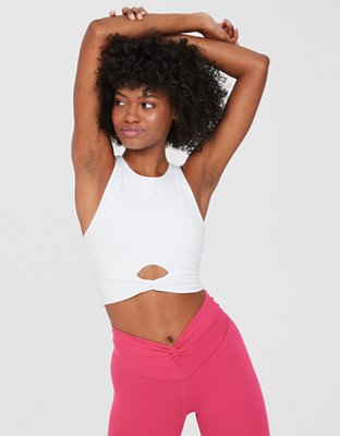 OFFLINE By Aerie Real Me XTRA Twist Crop Tank Top
