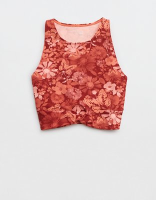 OFFLINE By Aerie Real Me Xtra Camiseta sin mangas corta con espalda retorcida