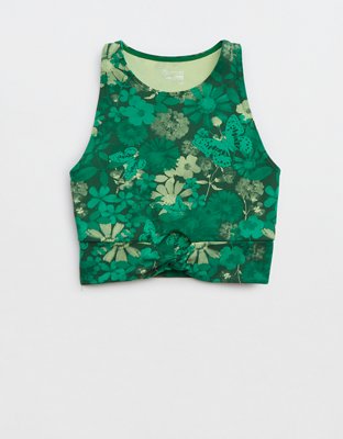 OFFLINE By Aerie Real Me Xtra Camiseta sin mangas corta con espalda retorcida