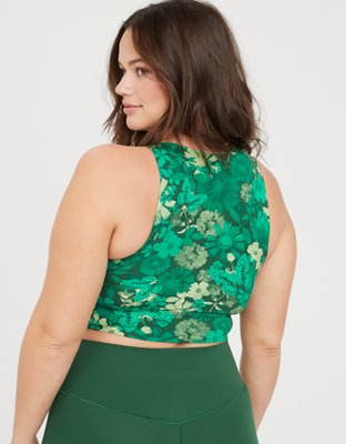 OFFLINE By Aerie Real Me XTRA Top Corto sin Mangas con Detalle Retorcido
