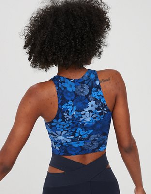 OFFLINE By Aerie Real Me XTRA Top Corto sin Mangas con Detalle Retorcido