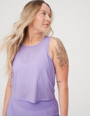 Keep It Real Scalloped Tank - Fuschia