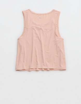 Женские топы Aerie OFFLINE By Aerie Sweat Sesh Cropped Tank Top — фото 4