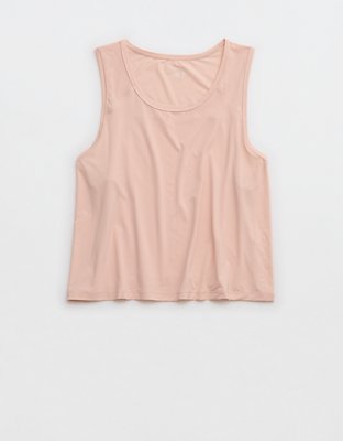 Женские топы Aerie OFFLINE By Aerie Sweat Sesh Cropped Tank Top — фото 3