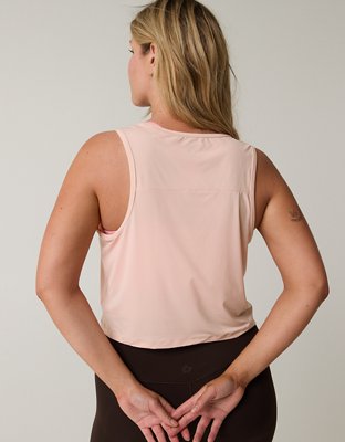 Женские топы Aerie OFFLINE By Aerie Sweat Sesh Cropped Tank Top — фото 2