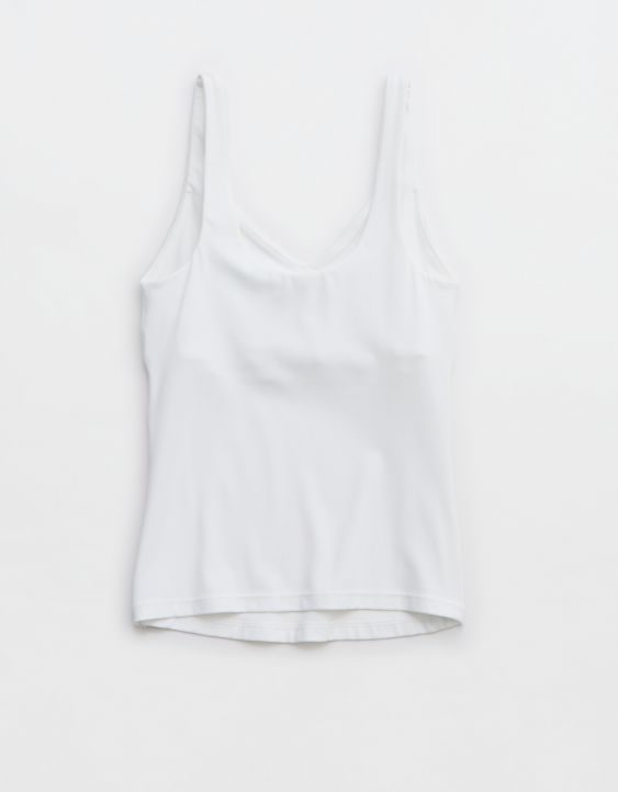 OFFLINE By Aerie Real Me Top sin Mangas Discreto