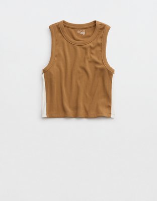 Женские топы Aerie OFFLINE By Aerie Thumbs Up Heavyweight Ribbed Tank Top — фото 4