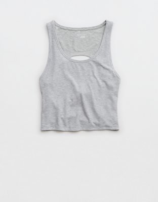 Женские топы Aerie OFFLINE By Aerie Thumbs Up Twist Back Tank Top — фото 3