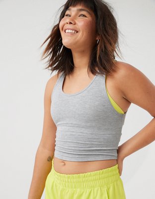 OFFLINE By Aerie Thumbs Up Twist Back Tank Top