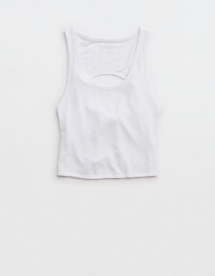 OFFLINE By Aerie Thumbs Up Twist Back Tank Top